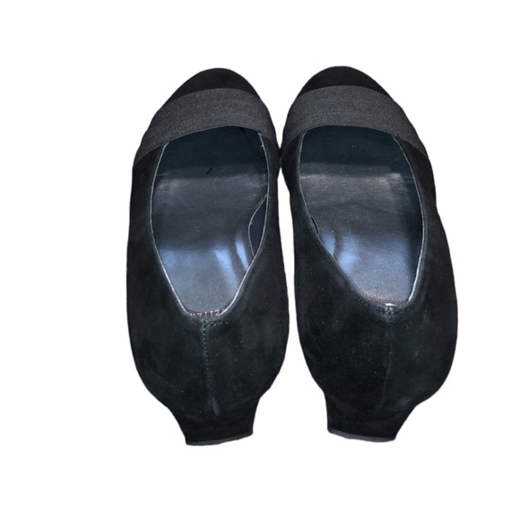 Stuart Weitzman Black Suede Wedge - Picture 4 of 15